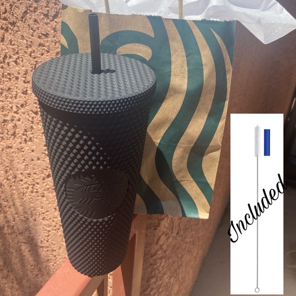 Starbucks Matte Black Studded Tumbler 🖤